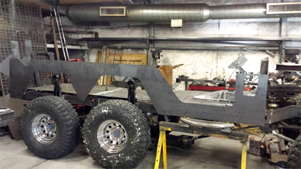 6x6 Jeep Custom Steel Body Sides.