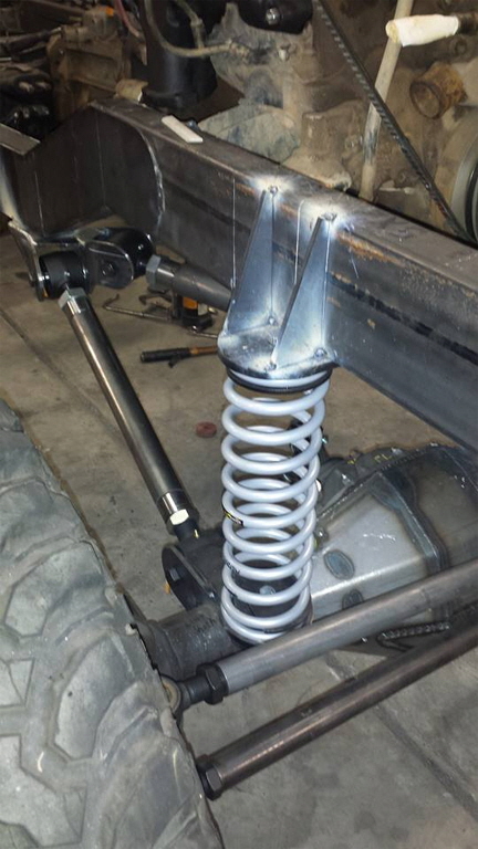 6x6 Jeep Custom Suspension Axles.