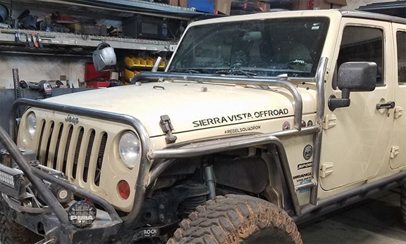 Jeep External Roll Cage / Bars.