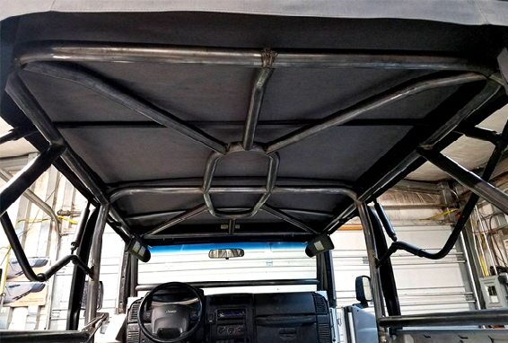 Extreme Jeep Roll Cage with perfect fit.