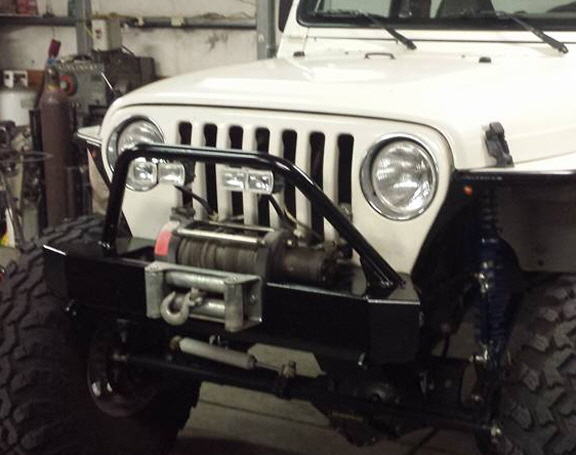 Custom Jeep Bumper and Stinger.