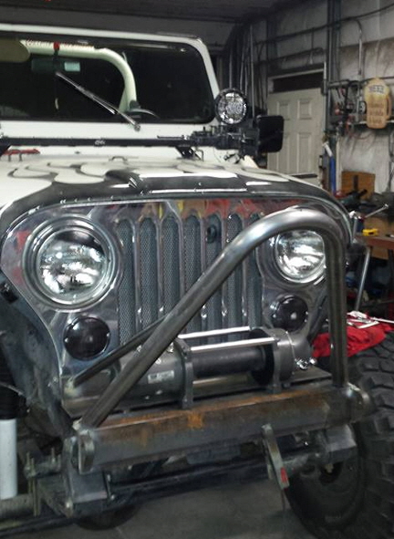 Jeep Stinger on Bumper, custom.